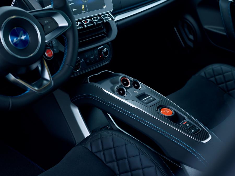 Детали интерьера Alpine A110 Pure 2018 года  (WW) (фото 12 из 38)